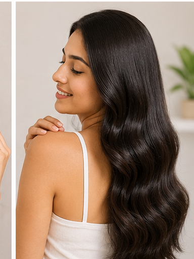 Soft, silky hair result